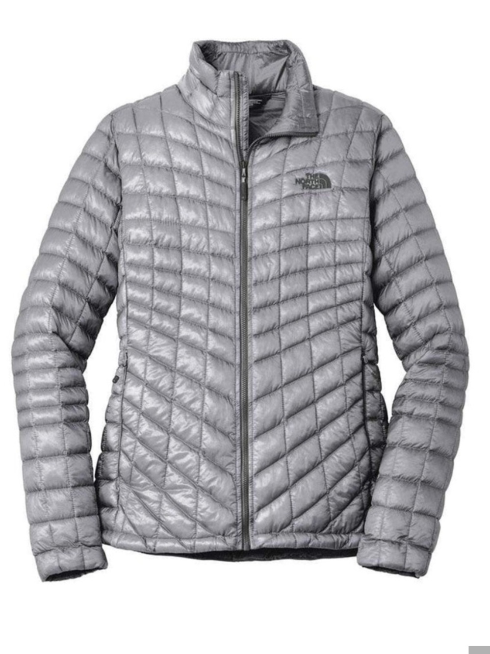 The North Face Thermoball Trekker Jacket Small Gray Lightweight Puffer Coat - Picture 2 of 8